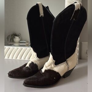 Vintage code west genuine cowhide boots